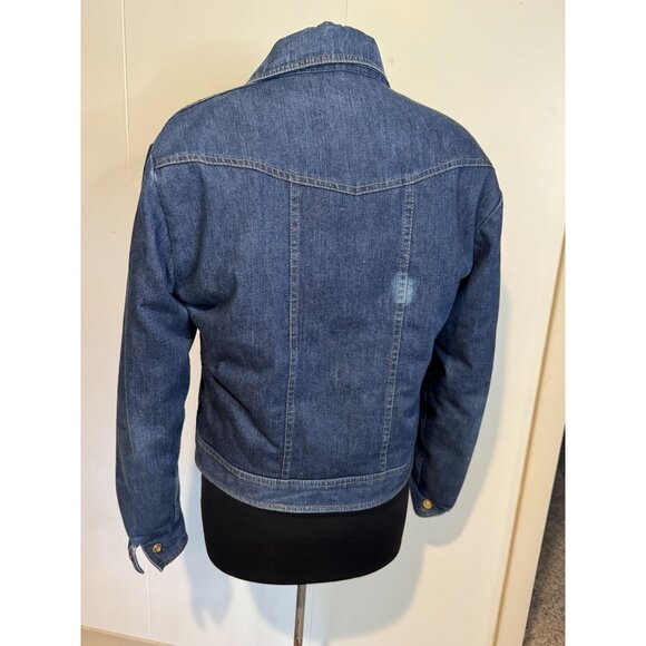 Eddie Bauer Expedition Quilted-Lined Denim Jacket – Made in USA – See Measure - Picture 3 of 15